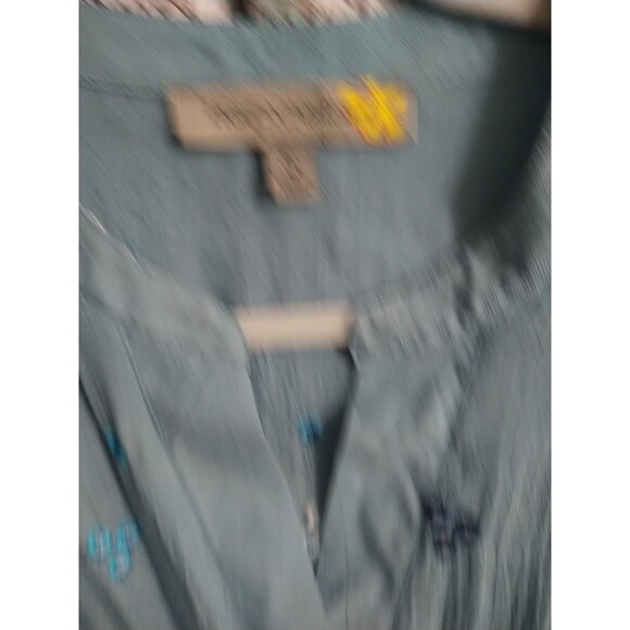 Figueroa&Flower Puff Sleeve Embroidered Maxi Dress Blue Sm Boho Feminine Cottage - Picture 4 of 9